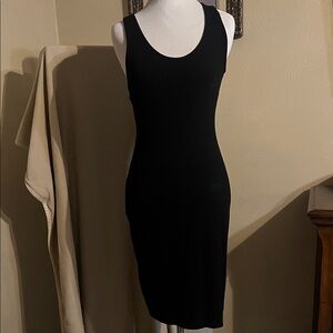 Chic Black Sleeveless Maxi Dress